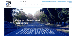 Desktop Screenshot of developmentperspectives.ie